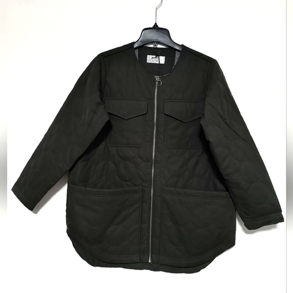 New Jetti Green Quilted Women's Jacket / Size L - Picture 1 of 13